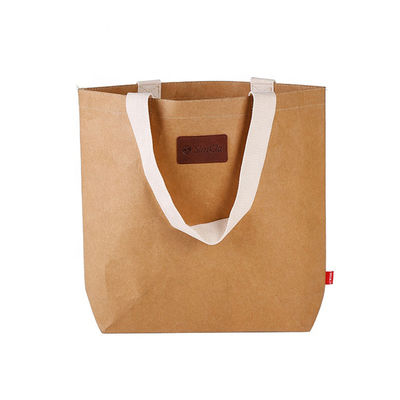 품질  Wholesale Recyclable Factory Supply Professional Design Brown Kraft Paper Washable Bag 공장